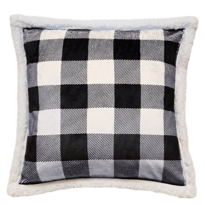 Carstens Inc. 18" Checkered Throw Pillow Wayfair